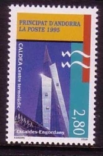 ANDORRA FRANZÖSISCH MI-NR. 480 POSTFRISCH(MINT) TOURISMUS - KURZENTRUM CALDEA