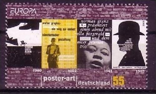 DEUTSCHLAND MI-NR. 2336 POSTFRISCH(MINT) EUROPA 2003 PLAKATKUNST