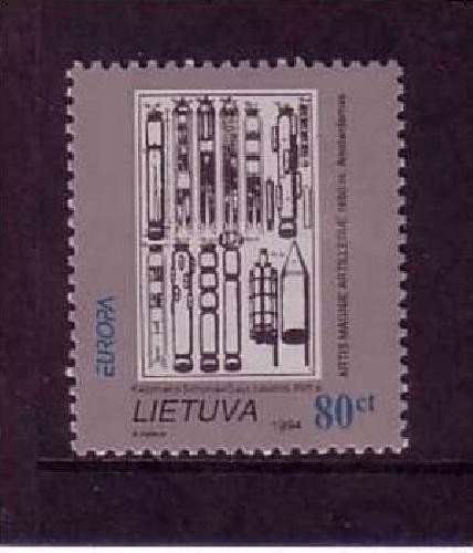 LITAUEN MI-NR. 555 POSTFRISCH(MINT) EUROPA 1994 ENTDECKUNGEN und ERFINDUNGEN RAKETENKONSTRUKTION