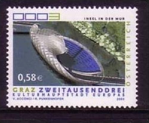 ÖSTERREICH MI-NR. 2403 POSTFRISCH(MINT) GRAZ KULTURHAUPTSTADT EUROPAS 2003