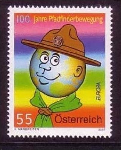 ÖSTERREICH MI-NR. 2671 POSTFRISCH(MINT) EUROPA 2007 PFADFINDER