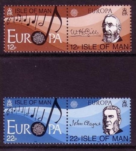 INSEL MAN MI-NR. 278-281 POSTFRISCH(MINT) EUROPA 1985 JAHR DER MUSIK
