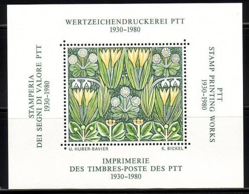 SCHWEIZ VIGNETTE WERTZEICHENDRUCKEREI 1930-1980
