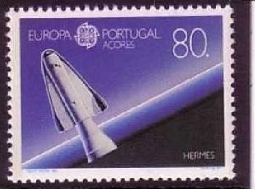 AZOREN MI-NR. 415 POSTFRISCH EUROPA 1991 - EUROPÄISCHE WELTRAUMFAHRT