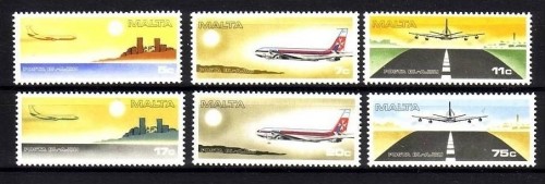 MALTA MI-NR. 574-579 POSTFRISCH(MINT) FLUGPOSTMARKEN - BOEING