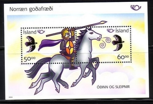 ISLAND BLOCK 35 POSTFRISCH(MINT) NORDEN 2004 NORDISCHE MYTHEN PFERD