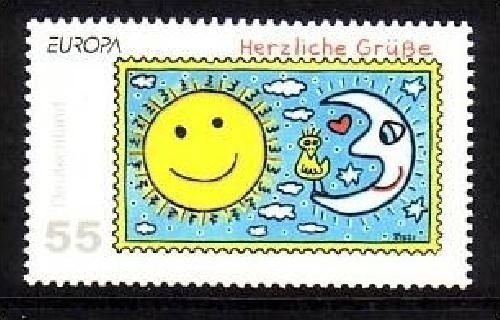 DEUTSCHLAND MI-NR. 2662 POSTFRISCH(MINT) EUROPA 2008 BRIEFESCHREIBEN - JAMES RIZZI