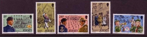 JERSEY MI-NR. 288-292 POSTFRISCH(MINT) JUGENDORGANISATIONEN - PFADFINDER