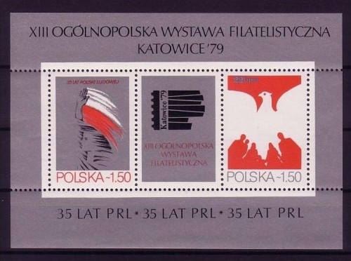 POLEN BLOCK 77 POSTFRISCH(MINT) VOLKSREPUBLIK POLEN 1979