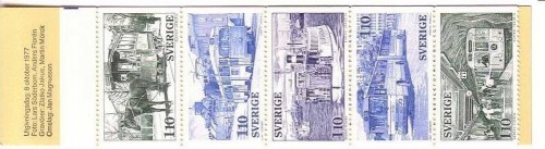 SCHWEDEN MH 63 POSTFRISCH(MINT) NAHVERKEHSMITTEL PFERDE-STRASSENBAHN FÄHRE BUS U-BAHN