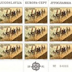 JUGOSLAWIEN MI-NR. 1883-1884 POSTFRISCH(MINT) KLEINBOGENSATZ EUROPA 1981 - FOLKLORE