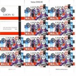 MALTA MI-NR. 661-662 POSTFRISCH(MINT) KLEINBOGENSATZ EUROPA 1982 HISTORISCHE EREIGNISSE