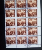 JUGOSLAWIEN MI-NR. 2733-2734 GESTEMPELT BOGENTEIL(15) 100 JAHRE KINO 1995