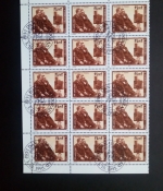 JUGOSLAWIEN MI-NR. 2733-2734 GESTEMPELT BOGENTEIL(15) 100 JAHRE KINO 1995