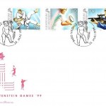 LIECHTENSTEIN MI-NR. 1203-1211 FDC SPORTSPIELE GAMES ´99