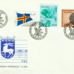ALAND MI-NR. 1-6 FDC FREIMARKEN 1984 SCHIFFE FLAGGE LANDKARTE