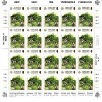 JERSEY MI-NR. 378-380 POSTFRISCH(MINT) KLEINBOGENSATZ EUROPA 1986 NATUR- und UMWELTSCHUTZ