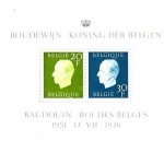 BELGIEN BLOCK 44-45 POSTFRISCH(MINT) KÖNIG BAUDOUIN 1976