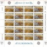 INSEL MAN MI-NR. 307-310 GESTEMPELT(USED) KLEINBOGENSATZ EUROPA 1986 NATUR- und UMWELTSCHUTZ HERMELIN
