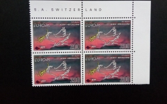 BOSNIEN HERZEGOWINA MI-NR. 24 POSTFRISCH(MINT) 4er BLOCK EUROPA 1995 FRIEDEN FREIHEIT TAUBE