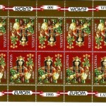 LETTLAND MI-NR. 414-415 POSTFRISCH(MINT) KLEINBOGENSATZ EUROPA 1995 FRIEDEN und FREIHEIT