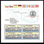 TSCHECHOSLOWAKEI BLOCK 51-52 POSTFRISCH(MINT) EUROPÄISCHE DONAUKOMMISSION