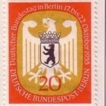 BERLIN MI-NR. 129-130 POSTFRISCH DEUTSCHER BUNDESTAG IN BERLIN 1955