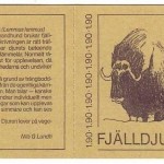 SCHWEDEN MH 97 POSTFRISCH(MINT) FAUNA und FLORA in der BERGWELT LEMMINGE MOSCHUSOCHSE