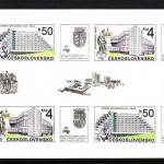 TSCHECHOSLOWAKEI 10 x BLOCK 85-86 POSTFRISCH(MINT) MODERNE GEBÄUDE BRIEFMARKENAUSSTELLUNG PRAGA`88 PRAG
