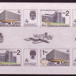 TSCHECHOSLOWAKEI 10 x BLOCK 85-86 POSTFRISCH(MINT) MODERNE GEBÄUDE BRIEFMARKENAUSSTELLUNG PRAGA`88 PRAG
