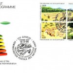 UNO GENF MI-NR. 138-141 FDC ENTWICKLUNGSPROGRAMM UNDP 1986 BAUMSCHULE