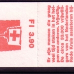 NIEDERLANDE MH 37 POSTFRISCH(MINT) PB 36 ROTES KREUZ 1987