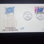 CONSEIL de L´EUROPE MI-NR. 7-9 FDC (3) EUROPARAT 1963 FIDACOS