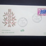 CONSEIL de L´EUROPE MI-NR. 7-9 FDC (3) EUROPARAT 1963 FIDACOS