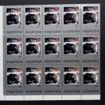 ALBANIEN MI-NR. 1720-1727 POSTFRISCH BOGENTEIL (15) NATIONALE GEMÄLDE 1974