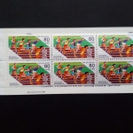 DEUTSCHLAND MI-NR. 1269 POSTFRISCH(MINT) SPORT MARKENHEFTCHEN 1986 - LEICHTATHLETIK