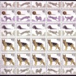 DEUTSCHLAND MI-NR. 1797-1801 POSTFRISCH(MINT) KLEINBOGENSATZ HUNDERASSEN 1995 SCHÄFERHUND DACKEL SPITZ