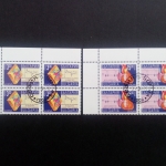 BULGARIEN MI-NR. 4121-4122 GESTEMPELT 4er BLOCKEUROPA 1994 ENTDECKUNGEN HERZ