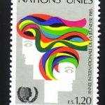 UNO GENF MI-NR. 126 POSTFRISCH(MINT) JAHR DER JUGEND 1984