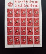 LIECHTENSTEIN MI-NR. 551-554 POSTFRISCH(MINT) KLEINBOGENSATZ OLYMPIADE SAPPORO 1972