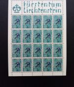 LIECHTENSTEIN MI-NR. 551-554 POSTFRISCH(MINT) KLEINBOGENSATZ OLYMPIADE SAPPORO 1972