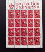 LIECHTENSTEIN MI-NR. 551-554 GESTEMPELT(USED) KLEINBOGENSATZ OLYMPIADE SAPPORO 1972