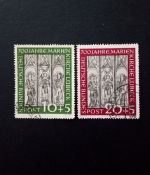 DEUTSCHLAND MI-NR. 139-140 GESTEMPELT(USED) 700 JAHRE MARIENKIRCHE LÜBECK