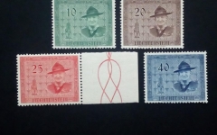 LIECHTENSTEIN MI-NR. 315-318 POSTFRISCH(MINT) 14. PFADFINDERKONFERENZ VADUZ 1953