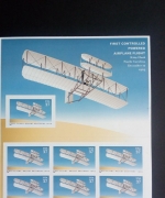USA FOLIENBLATT MIT 10 x MI-NR. 3743 POSTFRISCH(MINT) 100. JAHRESTAG DES 1.MOTORFLUGS DER BRÜDER WIGHT 2003