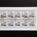 TSCHECHOSLOWAKEI MI-NR. 3017-3020 GESTEMPELT(USED) KLEINBÖGEN PILZE 1989