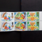 GROSSBRITANNIEN MH 84 GESTEMPELT(USED) GRUSS- UND GLÜCKWUNSCHMARKEN 1989