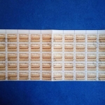 ALBANIEN MI-NR. 1004-1009 GESTEMPELT(USED) BOGENTEIL MIT 50 SÄTZEN SCHIFFE 1965