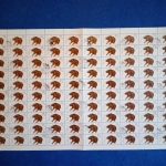 ALBANIEN MI-NR. 1010-1017 GESTEMPELT(USED) BOGENSATZ (100) BRAUNBÄR 1965