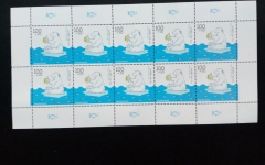 DEUTSCHLAND MI-NR. 2055-2059 POSTFRISCH(MINT) KLEINBOGENSATZ JUGEND 1999 TRICKFILMFIGUREN EISBÄR LARS TABALUGA MECKI